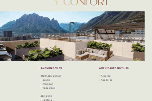 INDIGO, Preventa, Departamentos en Vía Cordillera – Santa Catarina, Desde $11 mdp